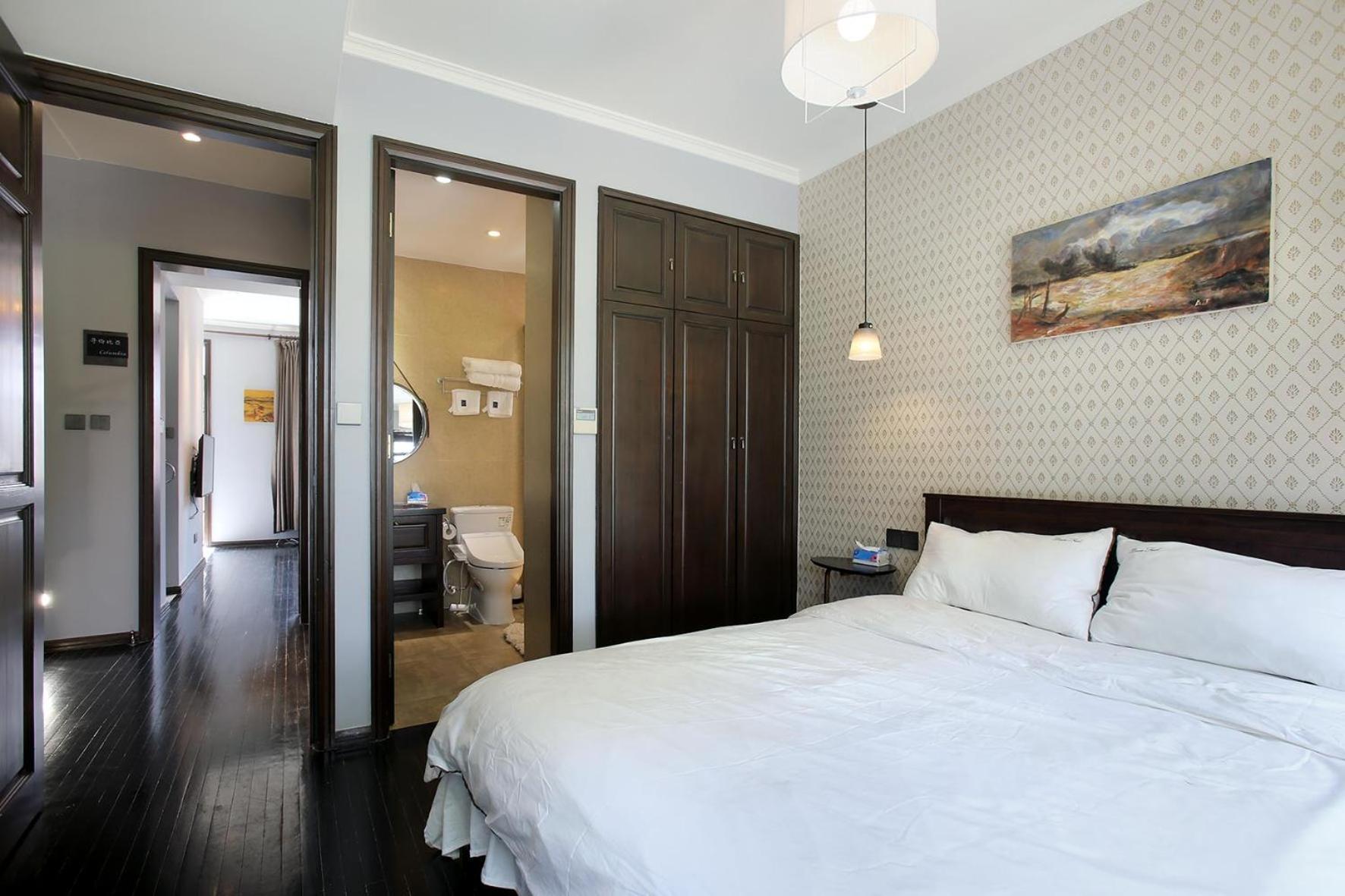 Shanghai Downtown Hills Boutique Guesthouse - Near Metro Line 7, Exit 3, Changping Road Δωμάτιο φωτογραφία