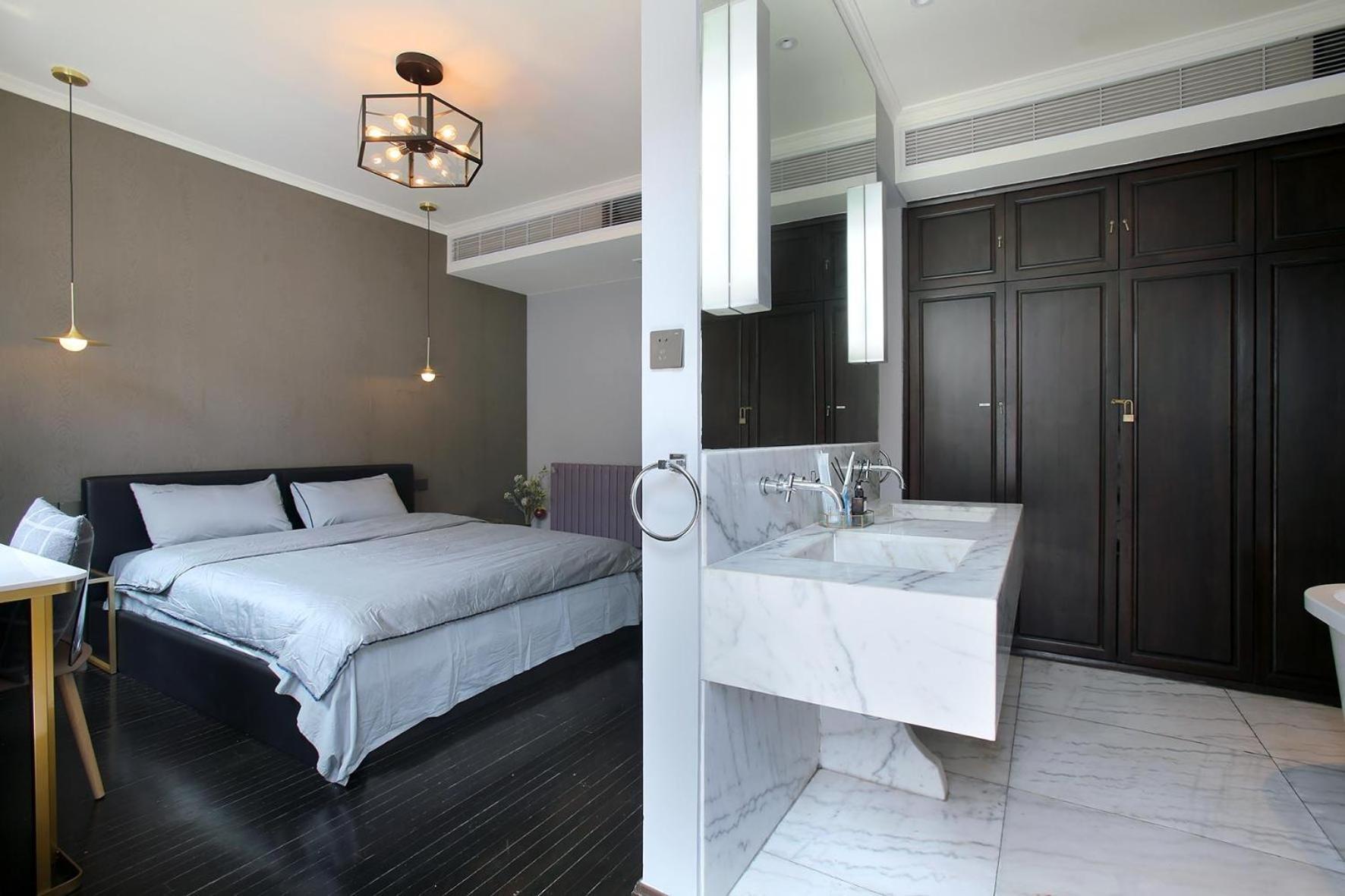 Shanghai Downtown Hills Boutique Guesthouse - Near Metro Line 7, Exit 3, Changping Road Δωμάτιο φωτογραφία