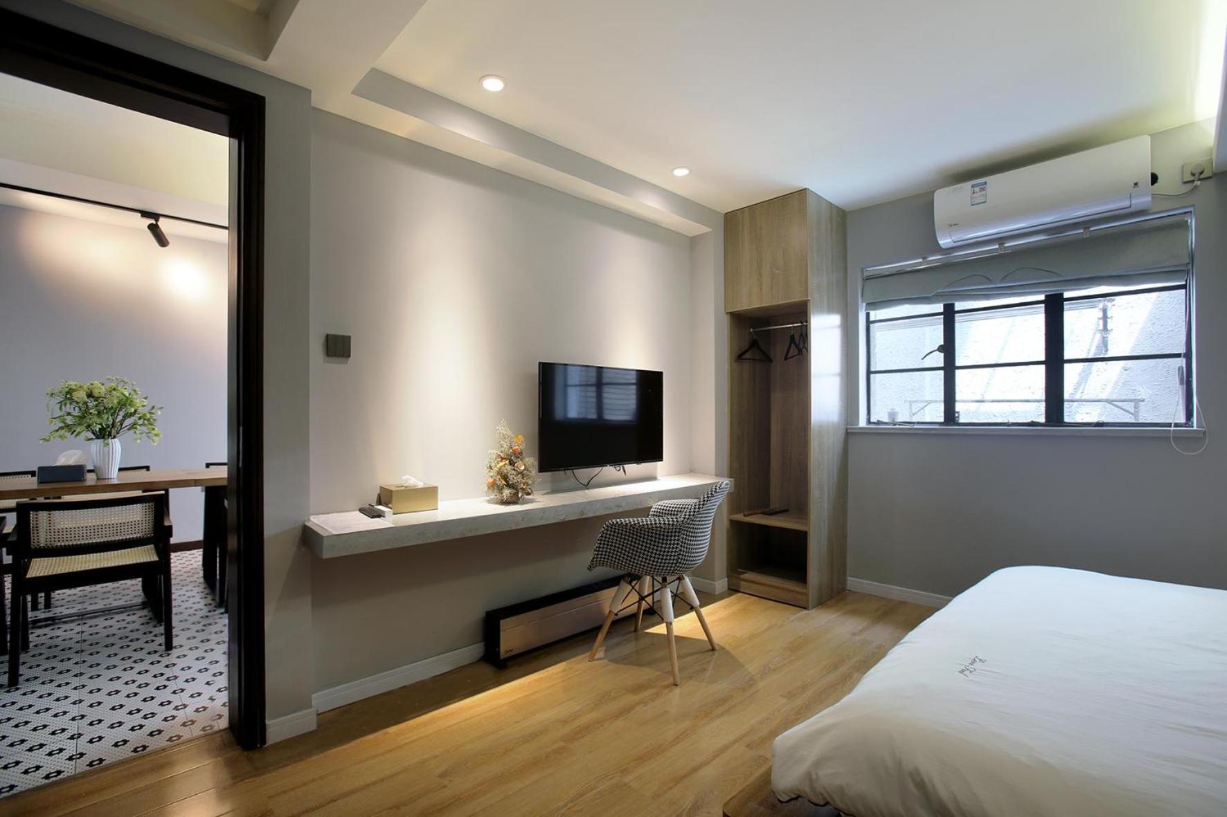 Shanghai Downtown Hills Boutique Guesthouse - Near Metro Line 7, Exit 3, Changping Road Δωμάτιο φωτογραφία