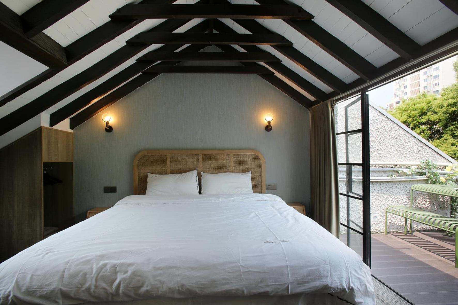 Shanghai Downtown Hills Boutique Guesthouse - Near Metro Line 7, Exit 3, Changping Road Δωμάτιο φωτογραφία