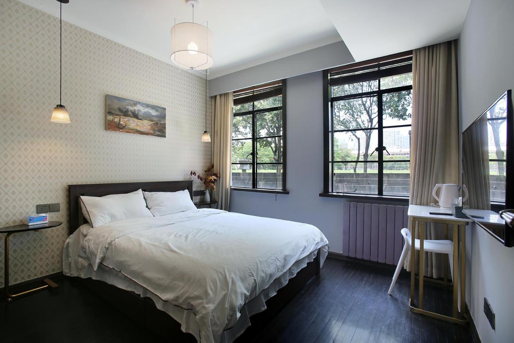 Shanghai Downtown Hills Boutique Guesthouse - Near Metro Line 7, Exit 3, Changping Road Δωμάτιο φωτογραφία